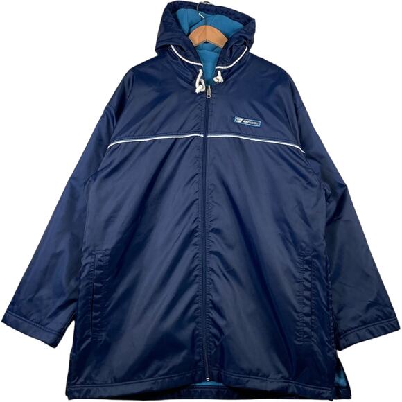 Vintage Nike Reversible Fleece Lined Hooded Jacket Large - Picture 1 of 13